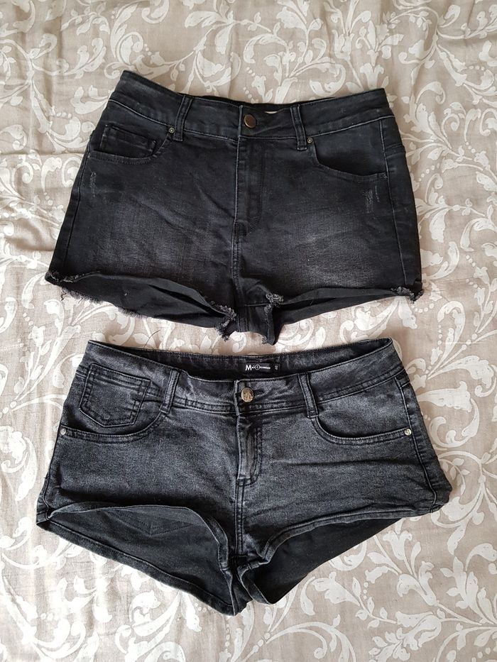 Lot de 2 short courts noir taille 40 - photo numéro 3