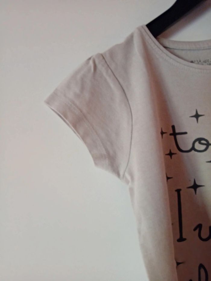 Tee-shirt manches courtes gris. 4 ans - photo numéro 2