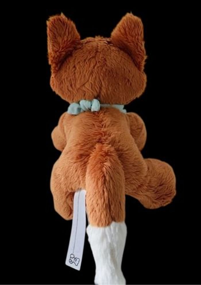 ❤️B5668 Doudou Peluche Renard Orange Les Amis Kaloo Bandana Bleu - photo numéro 3
