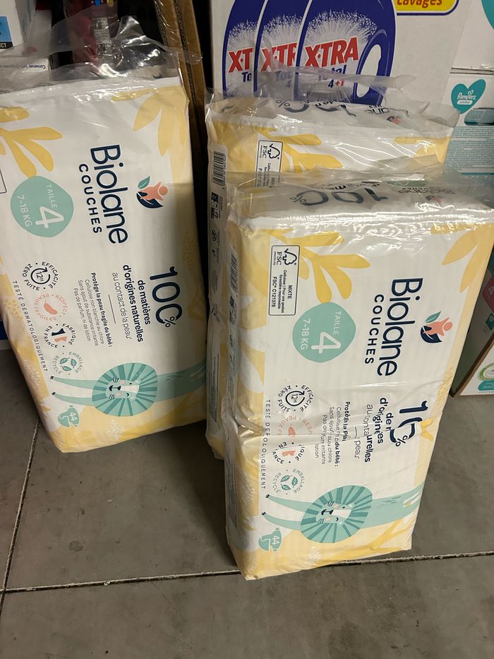 Couches biolane