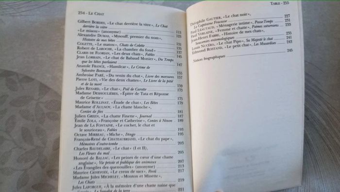 livre de poche Le chat une anthologie des plus beaux textes littéraires présentée par Irène frain - photo numéro 5