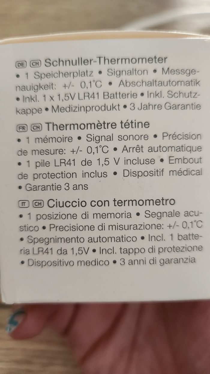 Tétine thermomètre - photo numéro 6