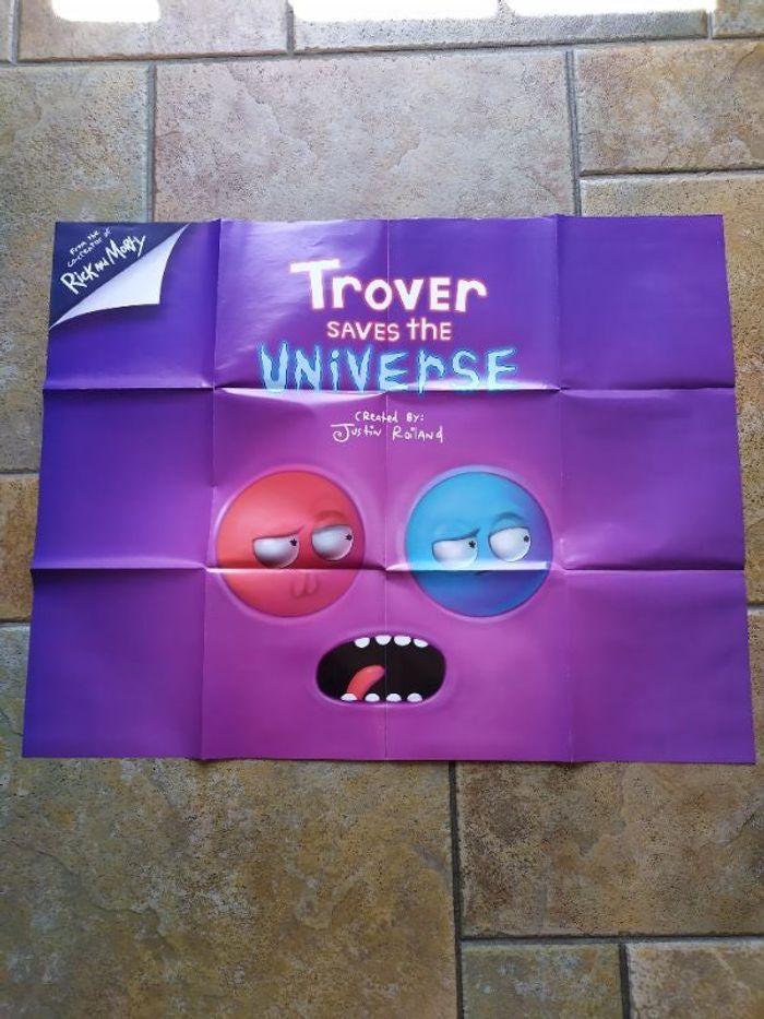 Grand poster "Trover saves the Universe" NEUF