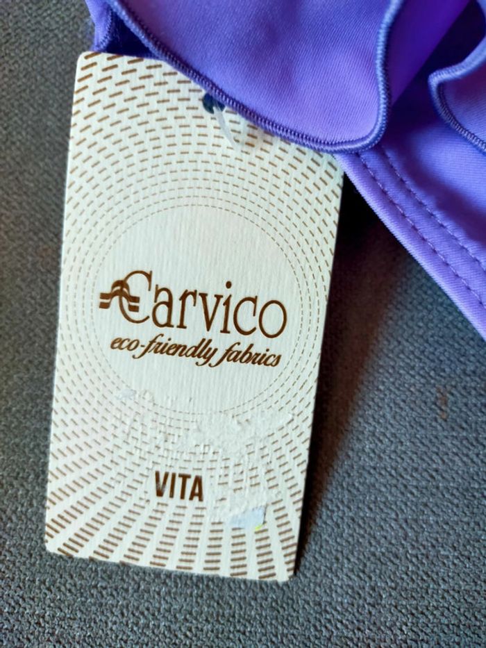 Bas de maillot fille 12 mois – Violet à volants – Carvico – Neuf - photo numéro 4