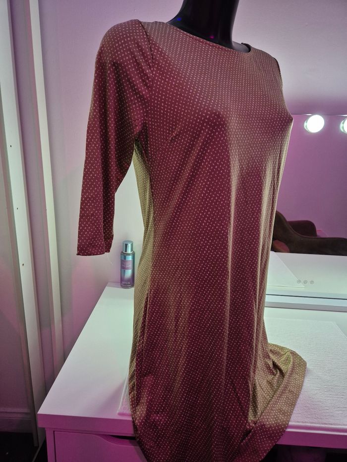 Robe moutarde  à pois - photo numéro 7