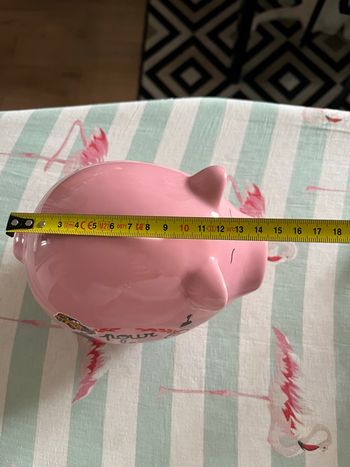 Tirelire cochon rose