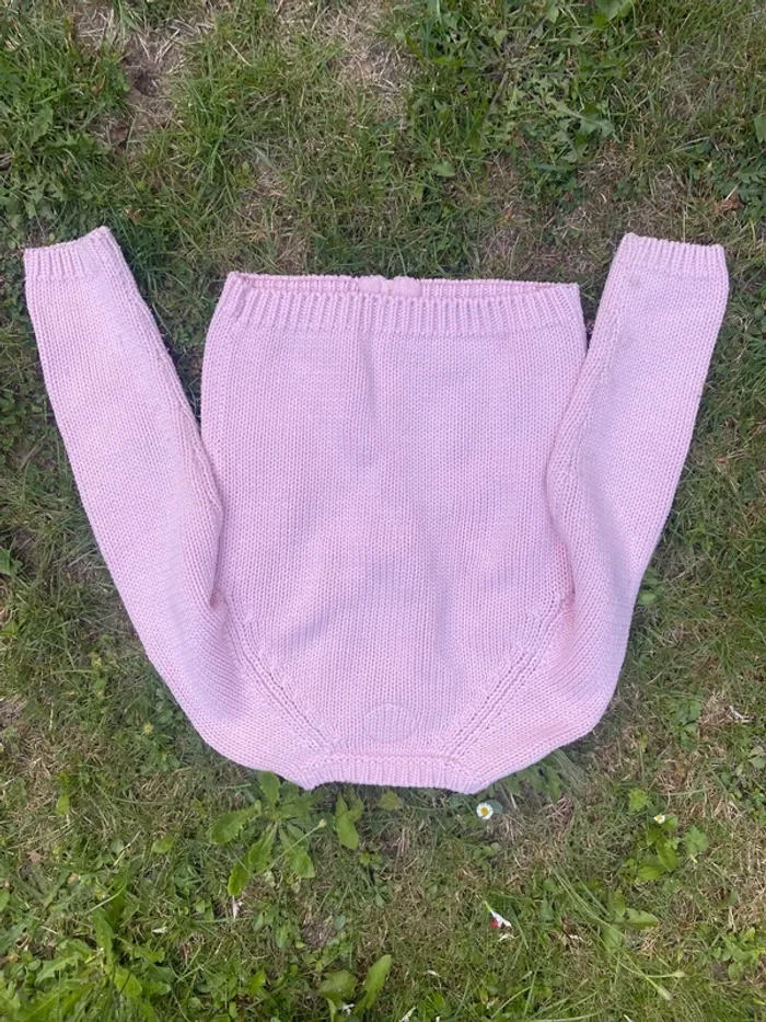 Gros gilet épais rose sergent major 8 ans paradis des bonbons - photo numéro 4