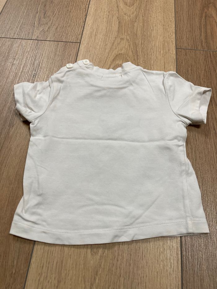 T-shirt blanc nuages - photo numéro 2