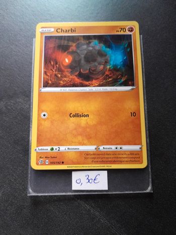 Carte Pokémon Charbi 105/192