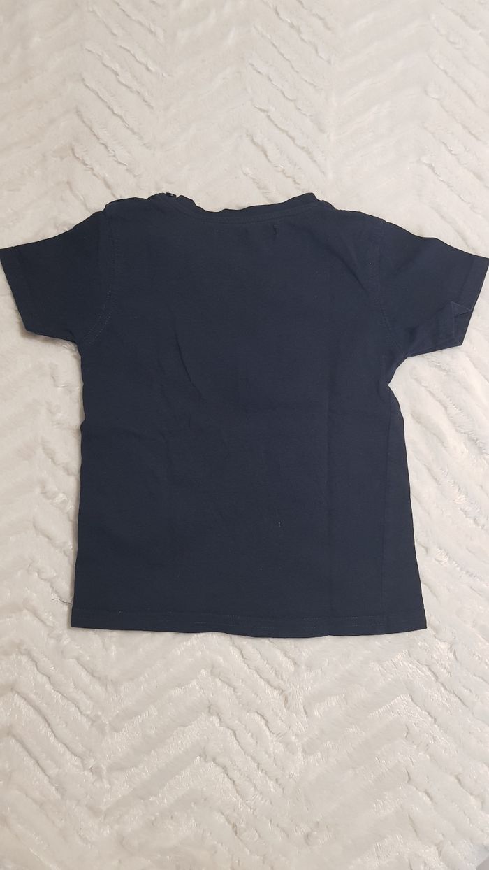 T-shirt coll comme papa - photo numéro 2