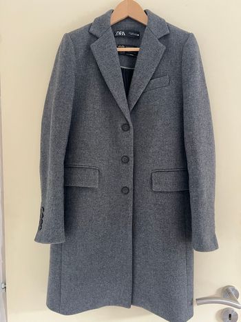 Manteau Zara Manteco gris S