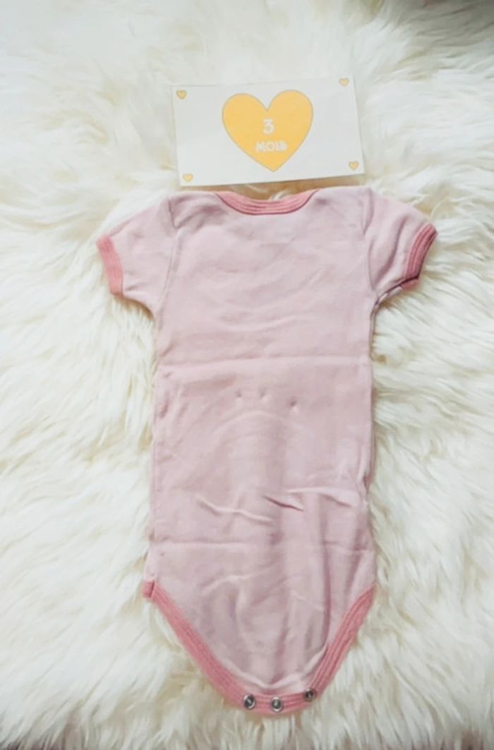3 mois - lot 3 bodies MC petit bateau - photo numéro 7
