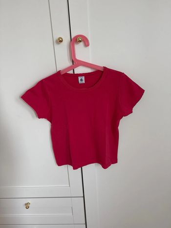 T-shirt fuchsia petit bateau 8 ans