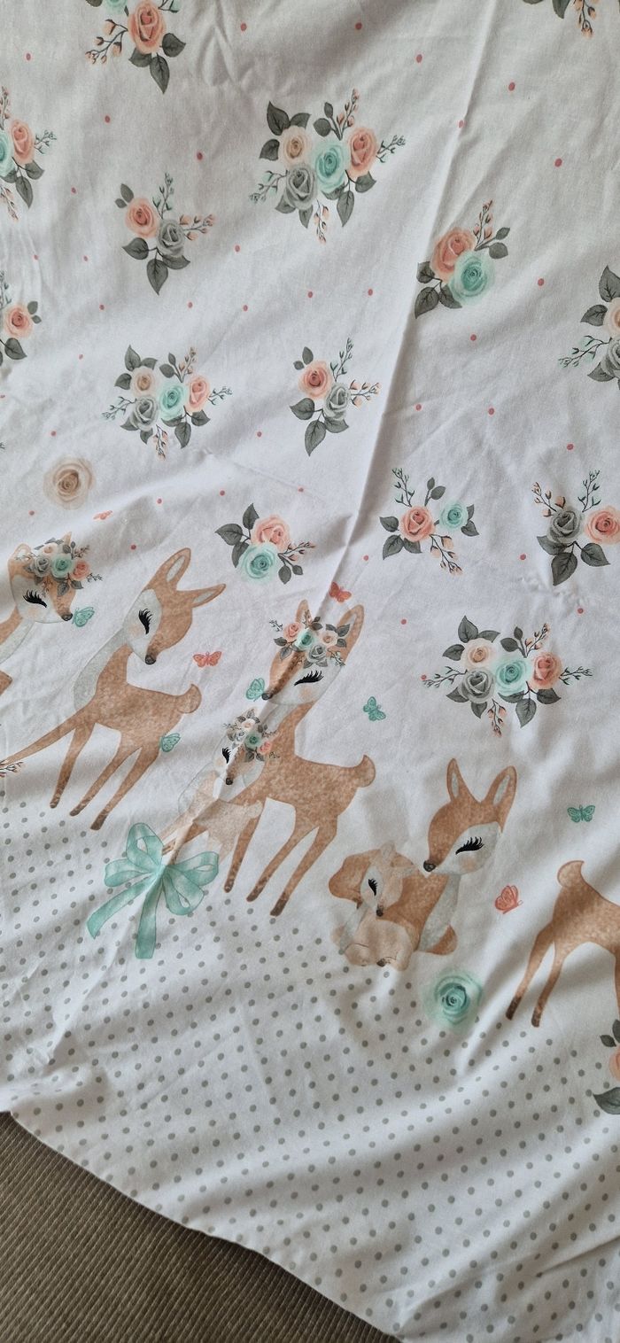 Ensemble linge de lit bébé biche - photo numéro 5