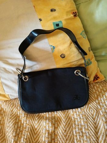 Sac à main noir rectangle Lulu Castagnette y2k