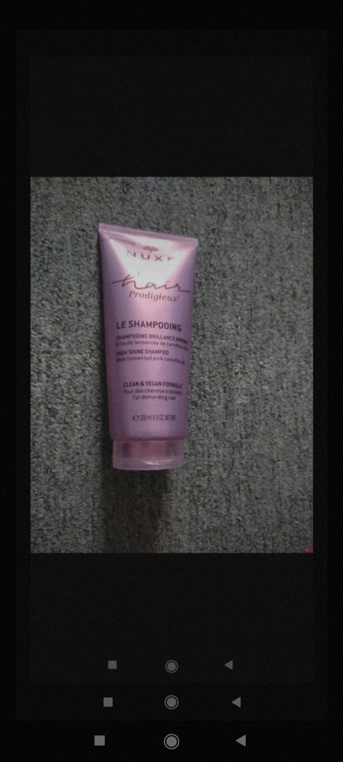 Nuxe shampooing