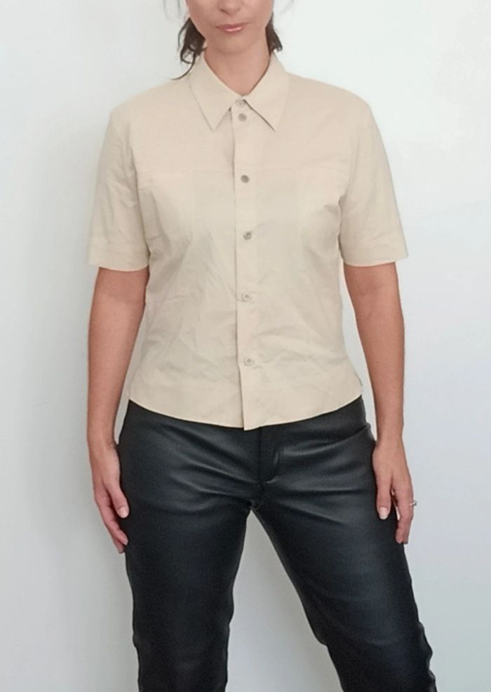 Chemise manche courte stretch neuve Esprit - photo numéro 2