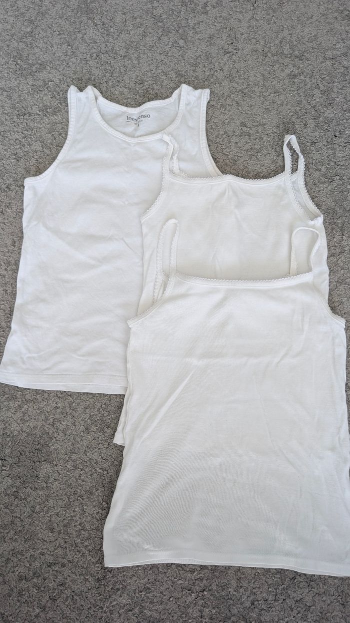 Lot de 3 débardeurs fille
