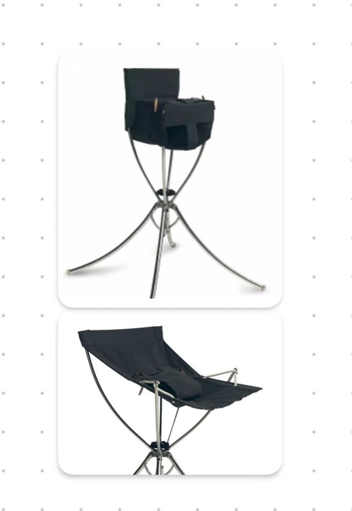 2 en 1 : chaise haute / transat de voyage pliable