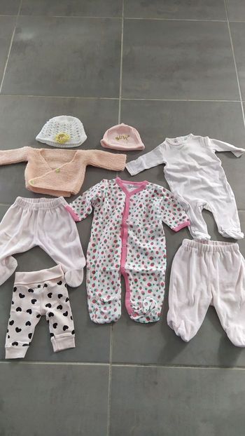 Lot naissance bébé fille