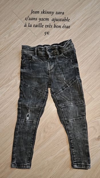 Jean skinny Zara 1/2ans 92cm 