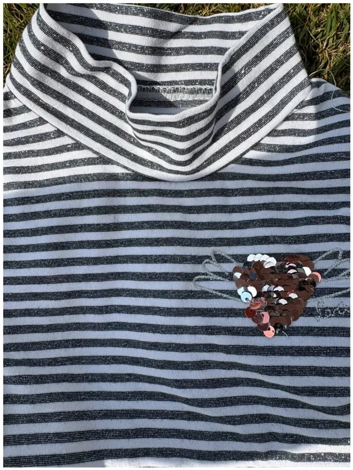 T-shirt à rayures la compagnie des petits 3 ans - photo numéro 2