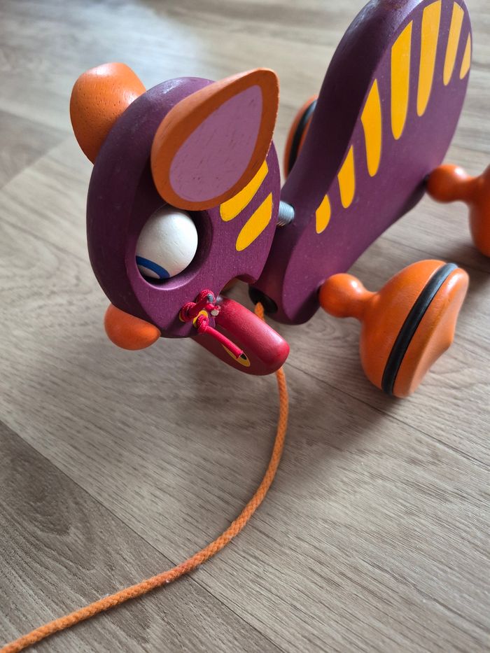 Jouet chat à tirer Djeco - photo numéro 6