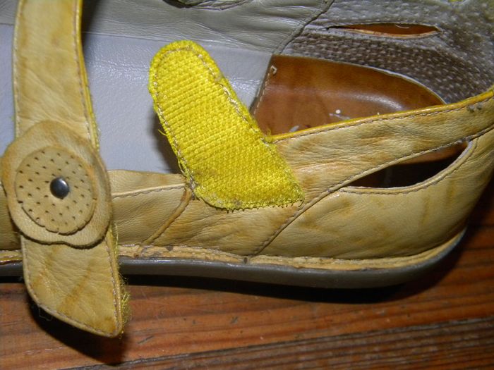 babies T37 cuir jaune Karston - photo numéro 5