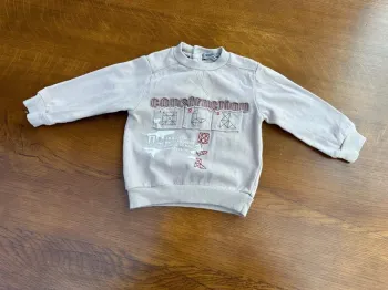 Sweat beige léger tape à l’œil 6 mois