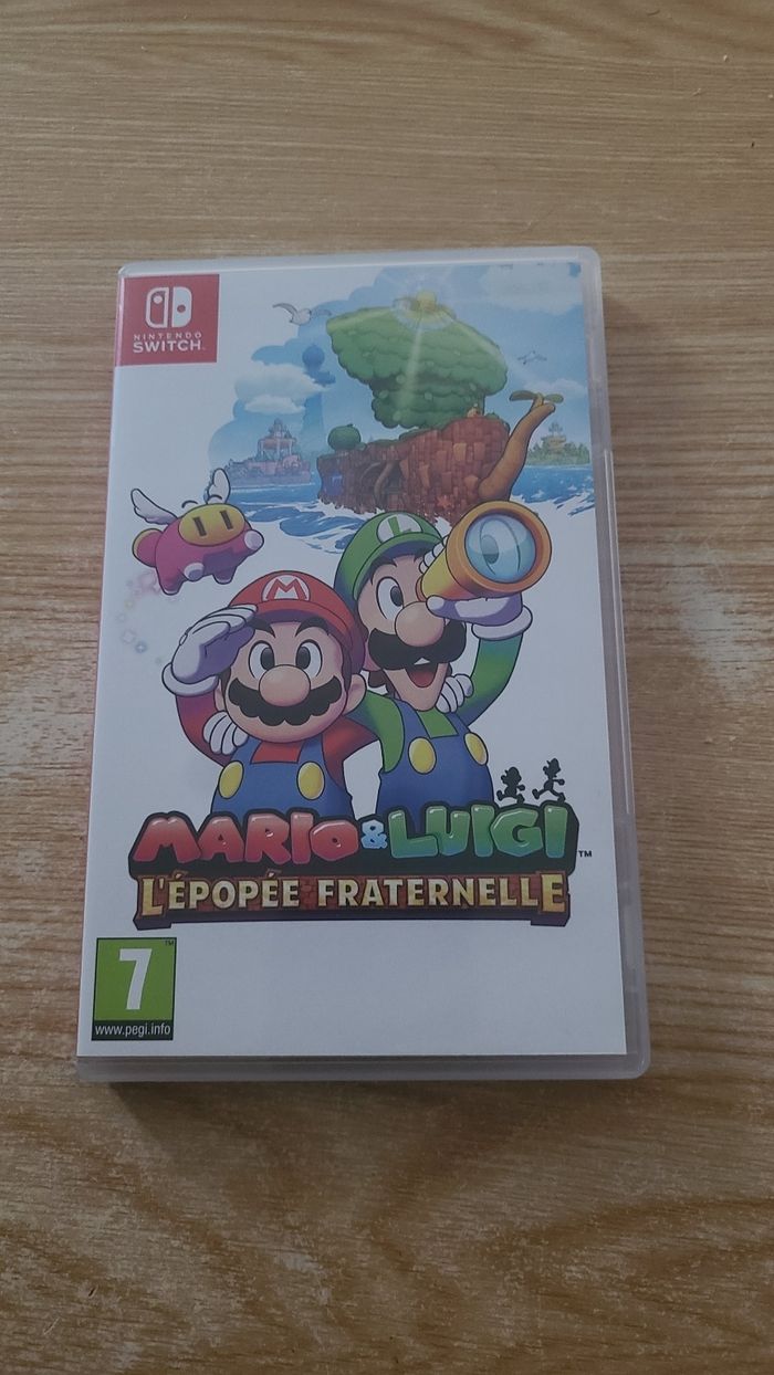 Mario et luigi  l'épopée fraternelle switch