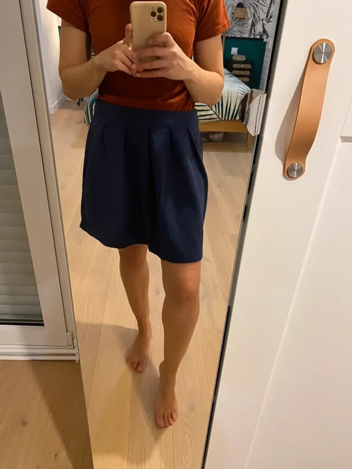 Jupe patineuse bleue