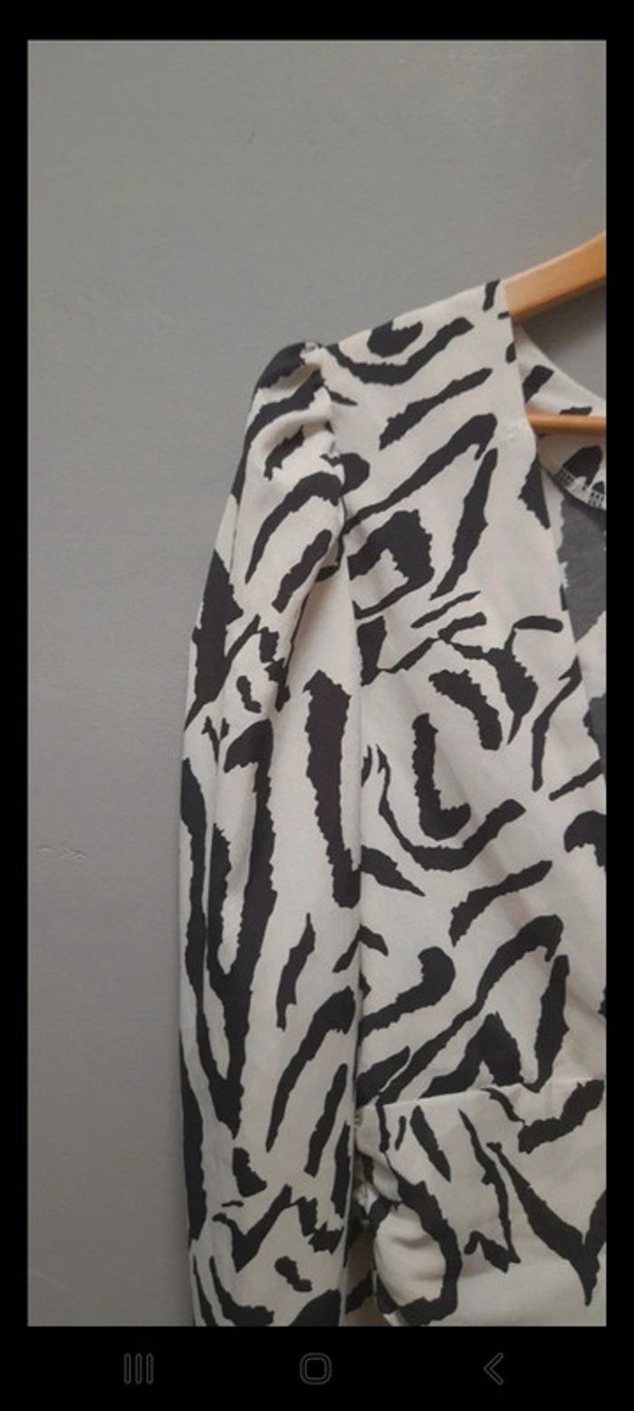 Top blouse imprimé a Noué - photo numéro 3