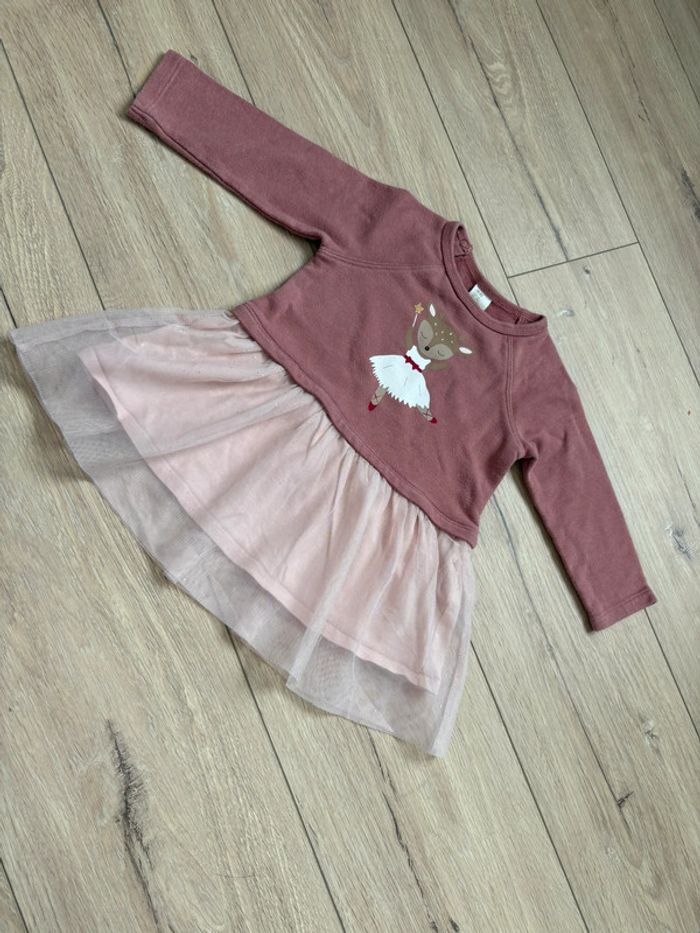 Robe sweat tutu H&M motif faon