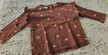 Tee shirt Zara coeur