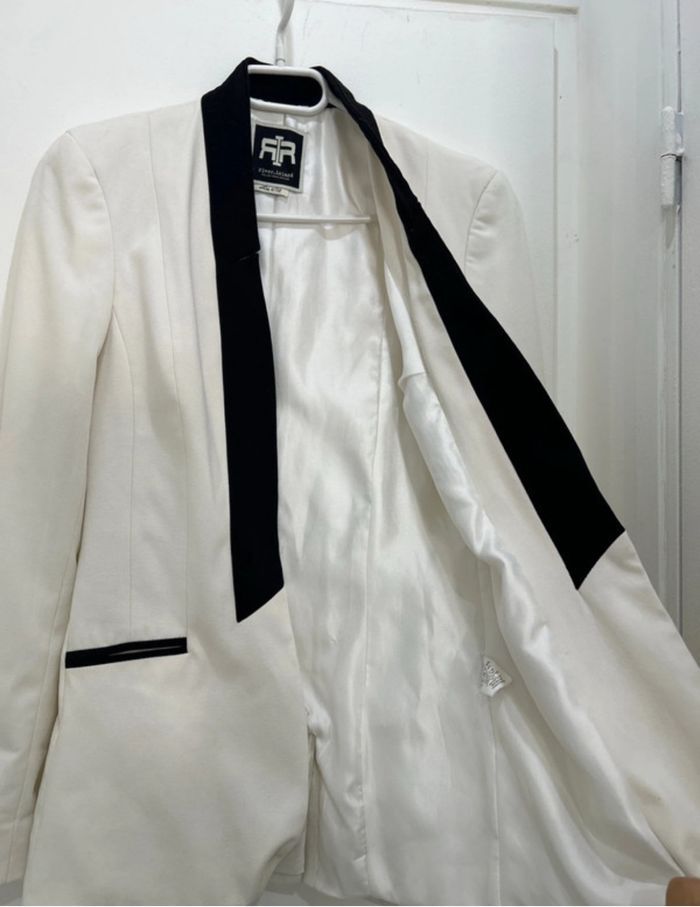 Blazer taille xs blanc - photo numéro 6