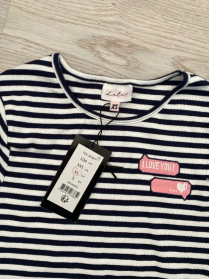 Tee shirt t-shirt marque Lola taille XS, 14 ans, neuf - photo numéro 3