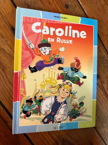 bon état - Livre Caroline en Russie Orange édition damiers bd album multicolore