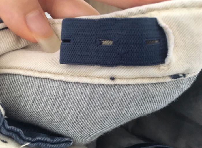 Pantalon slim ajustable bleu marine 10 ans Gap - photo numéro 5