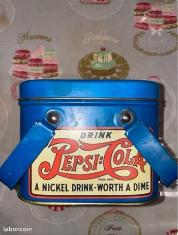 Boîte vintage pepsi cola