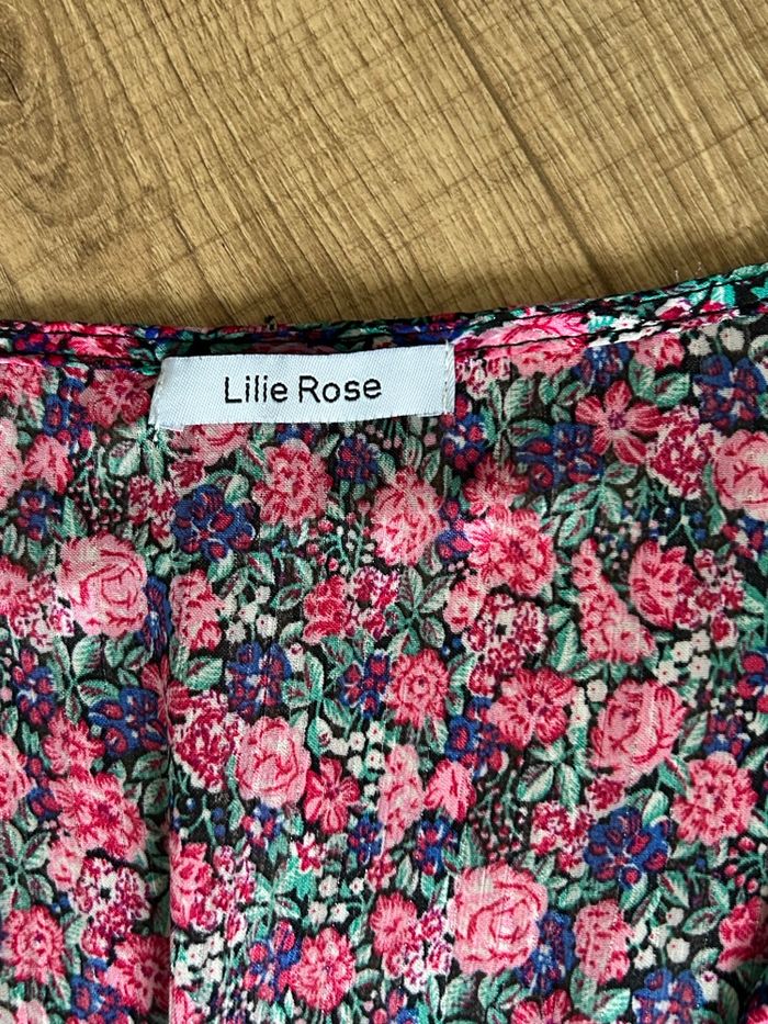 Robe imprimée à manches courtes Lilie Rose taille M/L jamais portée - photo numéro 9