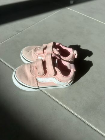 Baskets Vans bébé rose fille pointure 22