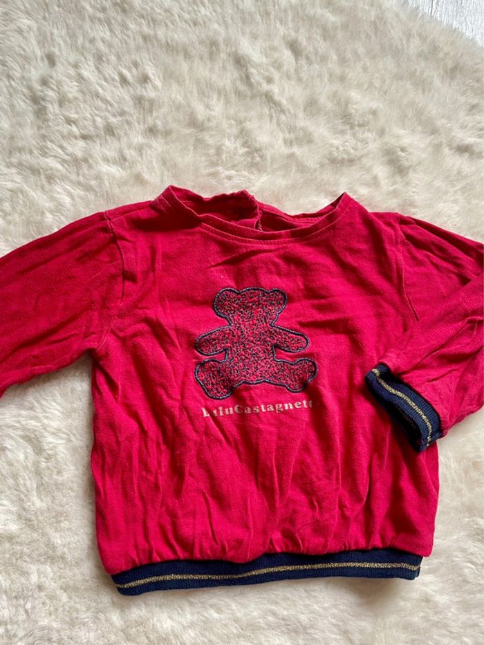 Salopette + t-shirt ML 18 mois - 80 cm - photo numéro 3