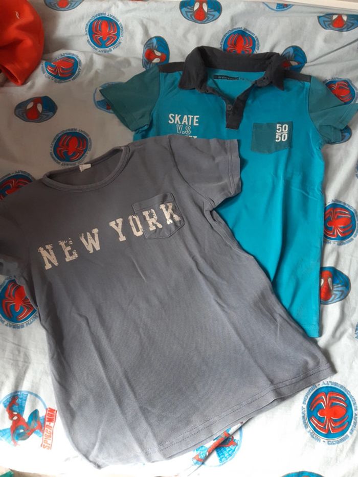 Polo et tee shirt 10 ans
