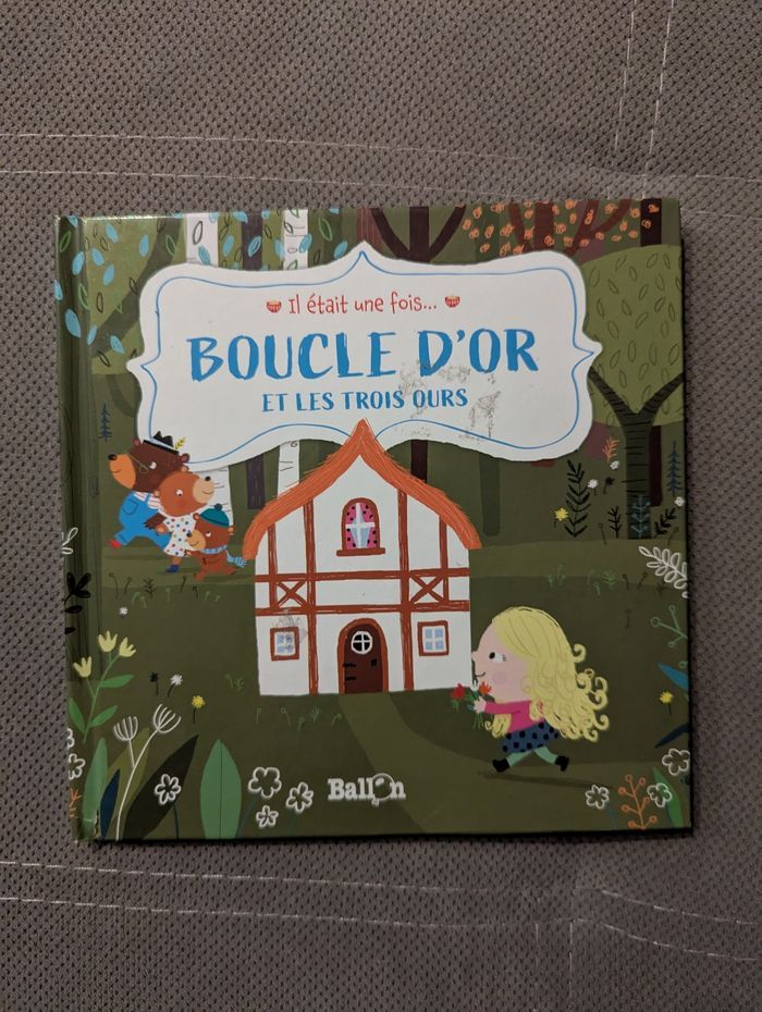 Livre " boucle d'or et les trois ours"