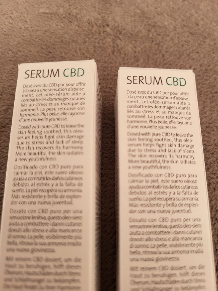 Lot serum nuit visage au CBD - photo numéro 3