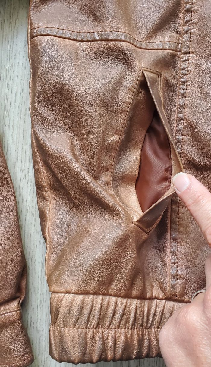 Veste similicuir - photo numéro 6