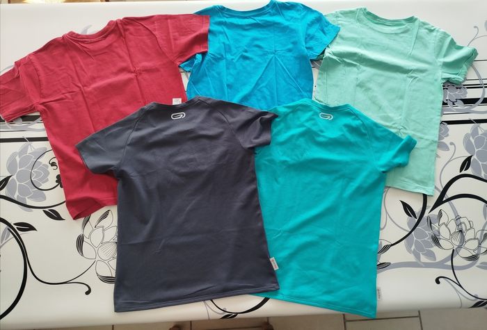 Lot 5 tee-shirts garçon manches courtes - photo numéro 2