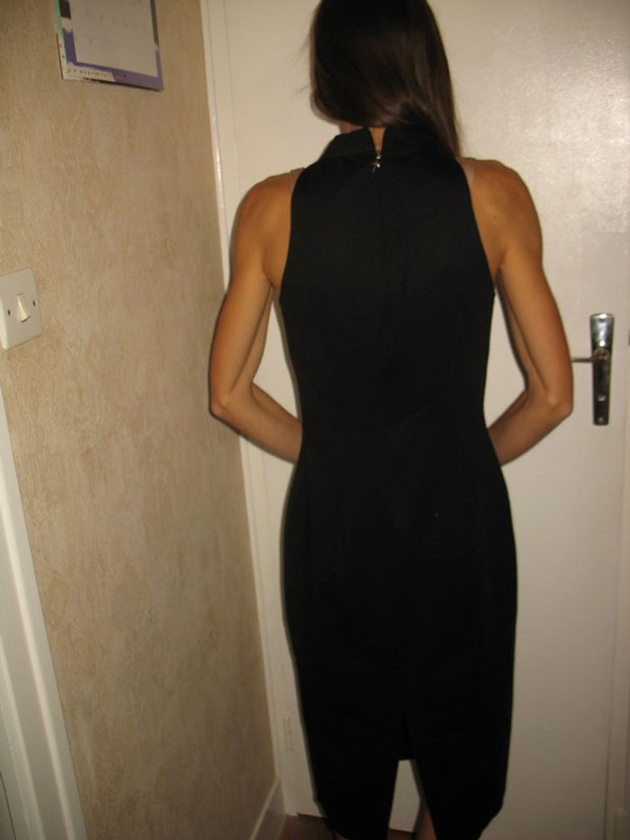 ROBE SM LONGUE NOIRE "LA HALLE" - TAILLE 38 - n°02 - photo numéro 8