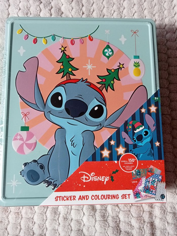 Boite métal plusieurs activités Stitch - photo numéro 2