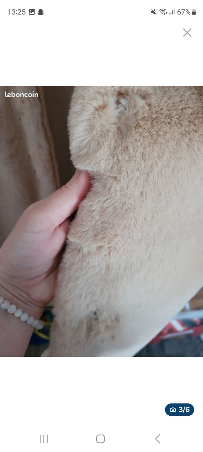 Manteau long beige-Taille M (38/40) - photo numéro 3